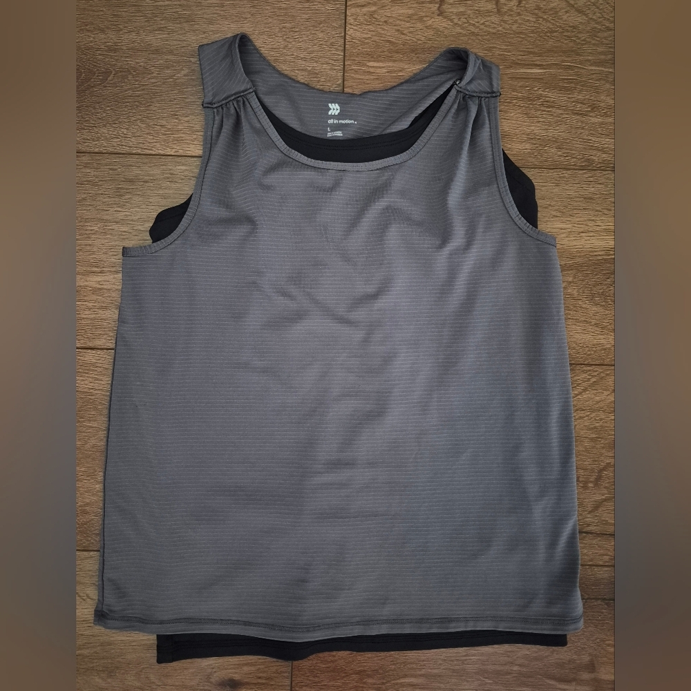 All In Motion Athletic Tank Top Girls Sz L